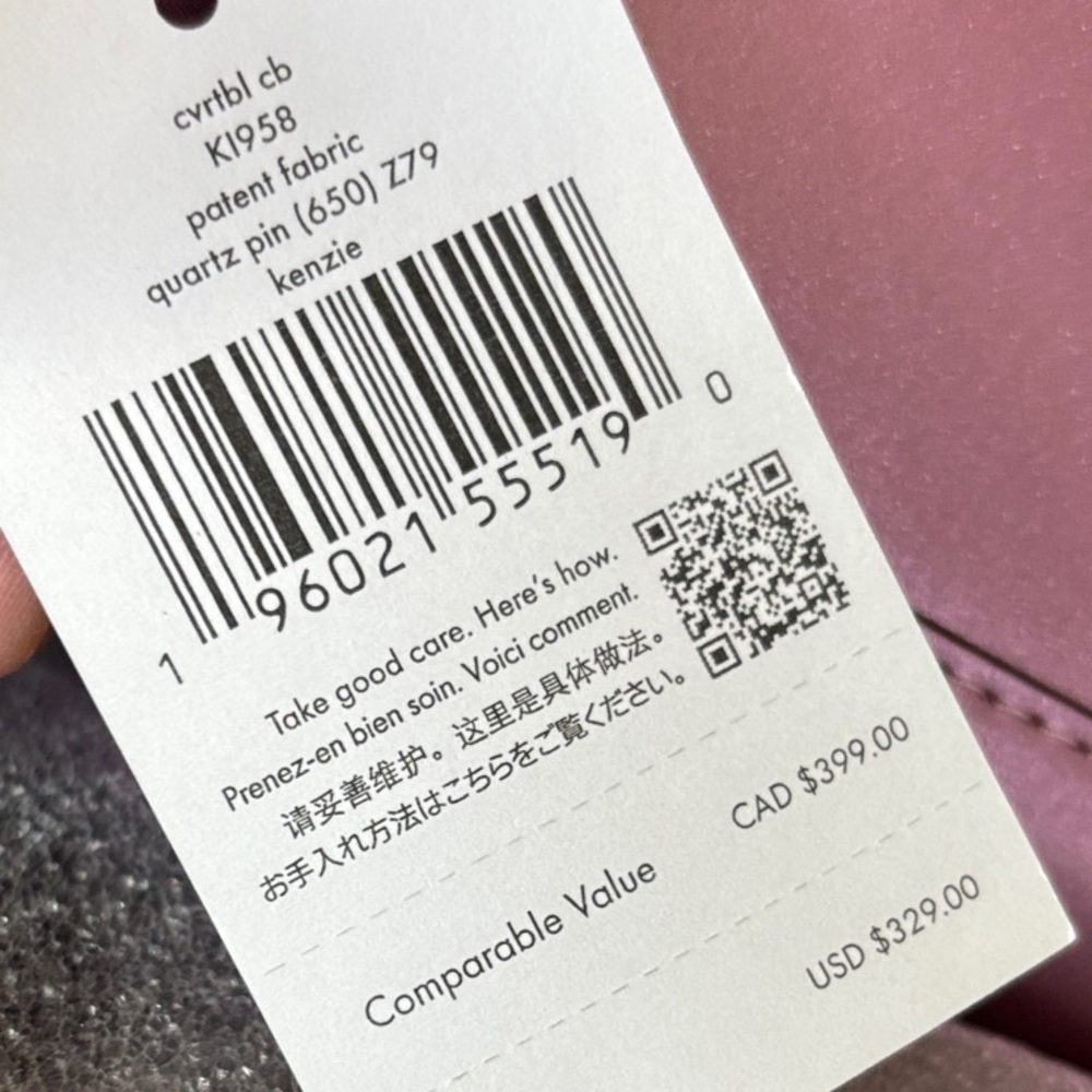 kate spade NWT Kenzie small Metallic Quartz Pink Convertinle Crossbody Clutch - Picture 3 of 16